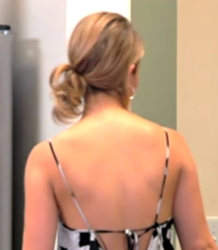 Holly Montag Cute Messy Stacked Ponytail