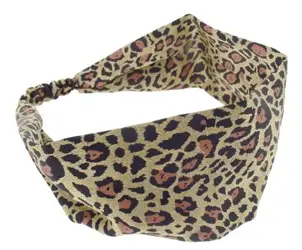 Soft Silk Cheetah Headwrap - HairBoutique.com - All Rights Reserved