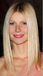 Gwyneth Paltrow With Center Part