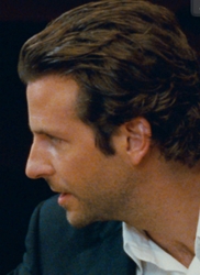 Bradley Cooper With Long Sideburns And Layered Sides
