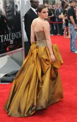 Emma Watson pictured at the North American Premiere of Harry Potter and the Deathly Hallows Part 2 at Avery Fisher Hall in New York City on July 11, 2011 