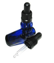 Aromatherapy Dark Blue Glass Bottles