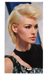 Short Hair Style With Hairline Pompadour