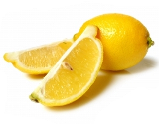 Cut Up Lemon Wedges Which Work Well To Soak Up Excess Oil - HairBoutique.com - All Rights Reserved