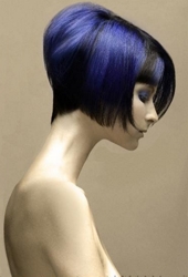 Rich Blue Haircolor From NAHA By Adriana Balea