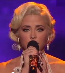 CeCe Frey With Baby Doll Updo Hairstyle on Fox/TV X Factor