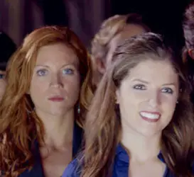 Brittany Snow With Long Cinnamon Wavy Red Hair & Anna Kendrick