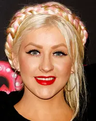 Christina Aguilera Pink Embellished Braid - Season Two Of The Voice