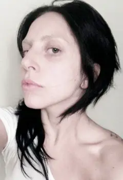Lady Gaga Brunette And Makeup Free
