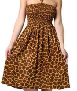 Giraffe Print Dress