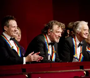 The 35th Annual Kennedy Center Honors - Pictured L-R: John Paul Jones, Robert Plant, and Jimmy Page of the band Led Zeppelin Photo: John Paul Filo/CBS ©2012 CBS Broadcasting, Inc. All Rights Reserved 12.04.2012
