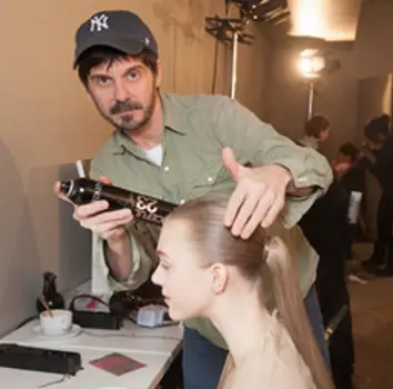 Redken Creative Consultant Guido At Work Creating His Amazing Hair Creations - Redken - All Rights Reserved