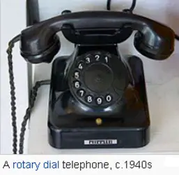 A Rotary Dial Telephone - Wikipedia.com - All Rights Reserved