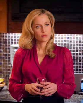 Gillian Anderson as Dr. Bedelia Du Maurier on Hannibal - NBC - All Rights Reserved