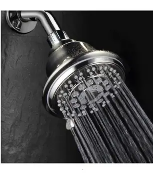 HotelSpa® High-Power Ultra-Luxury Shower Head / 8 Settings / Brushed Nickel / High-Fashion Bell Design - Amazon.com - All Rights Reserved