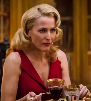 Gillian Anderson as Bedelia Du Maurier,  -- (Photo by: Brooke Palmer/NBC) Hannibal on NBC - All Rights Reserved