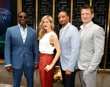 Pictured: (l-r) Wesley Snipes, Charity Wakefield, Damon Gupton, Philip Winchester "The Player" - (Photo by: Peter Kramer/NBC) 