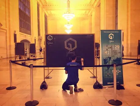 Getmii in Grand Central in NYC in October 2015 - Courtesy of Getmii - All Rights Reserved