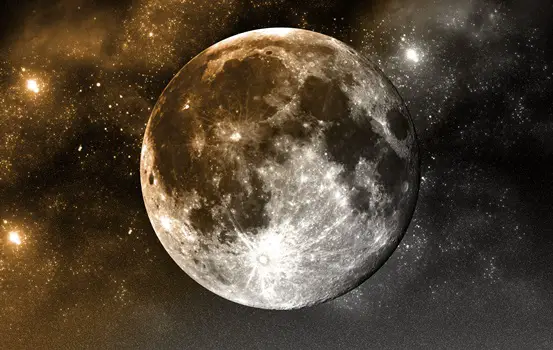 The Moon - Science-Space Theme Background - Image Licensed From GraphicStock by HairBoutique.com - All Rights Reserved
