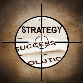 Strategy target - Job Searching Game Plan - GraphicStock - All Rights Reserved