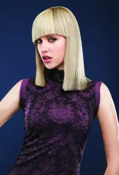 Farouk Platinum Blonde Shoulder Length Hair