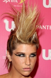 Ke$ha With Full Mohawk