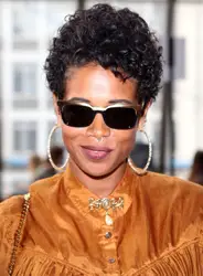 Kelis With Short Natural Hair