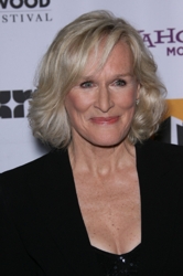 Glenn Close With Shoulder Length Platinum Bob