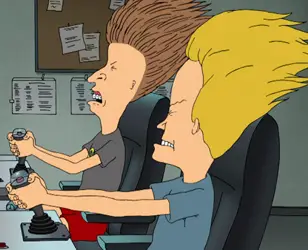 Beavis And Butt-Head Pompadour Hairstyles - Courtesy MTV