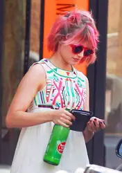 Diana Agron With Pink Dipped Hair