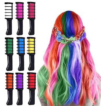 How To Chalk Dip Dye Your Hair - Image Of Popular Hair Chalk - MSDADA - Image Courtesy Of Amazon