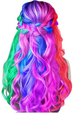 How To Chalk Dip Dye Your Hair - Image Of Popular Hair Chalk - Remenbrandt Hair Chalk