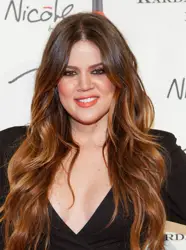 Khloe Kardashian Ombre Wave Infused Hair