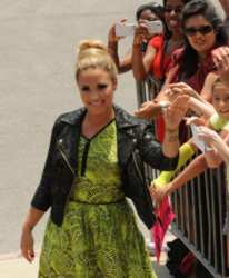 Demi Lovato At X Factor 2012 Tryouts