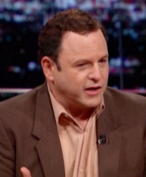 Jason Alexander With Hair Piece Covering Bald Head - HBO - Bill Maher