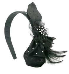 Tarina Tarantino Feathered Headband