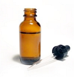 Traditional Oil Dropper With Amber Glass Bottle For Oils