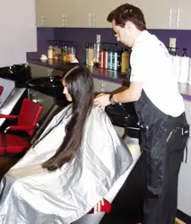 Time In The Wash Room Before Haircut