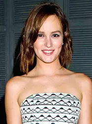 Leighton Meester Wavy Cropped Bob Hairstyle