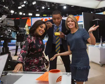 Dylan Dreyer's Bobalicious Blonde Hair - TODAY - Pictured (L-R) Sheinielle Jones, Craig Melvin, Dylan Dreyer - Tuesday, December 26, 2017 - Photo by Nathan Congleoton - NBCUniversal Media LLC - All Rights Reserved