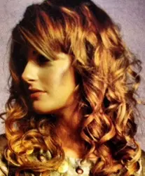 Hair Styled In Loose Ringlets