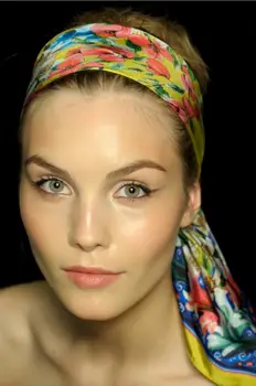 Scarf Updo for 2013 Dolce & Gabbano 2013 Spring Show - Hair By Guido - All Rights Reserved
