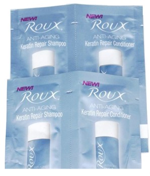 Samples of The Brand New Roux Shampoo Products - Roux - All Rights Reserved