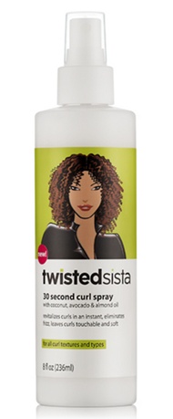 Effortless Night To Day Curls - twistedsista 30 second curl spray - All Rights Reserved