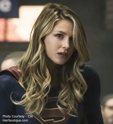 Supergirl Face Closeup With Side Swept Fringe