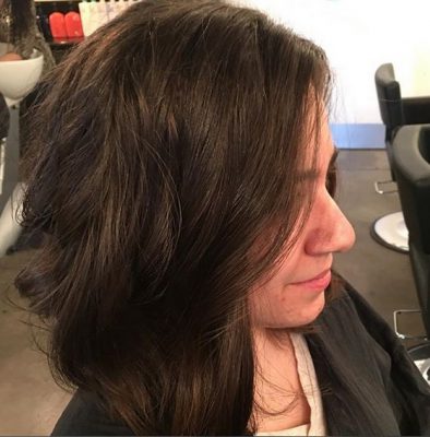 Best Curly Hair Cut In Dallas - A great 100% dry haircut showcasing natural movement and texture. Hair by Rebecca Leigh - #BlancHairSalon - All Rights Reserved