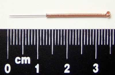 Acupuncture For Hair Growth - Actual Acupuncture Needle. Wikipedia - Date - 20 October 2007 - Author - Xhienne