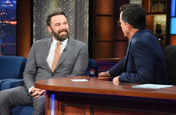 Ben Affleck on Steven Colbert - 2017