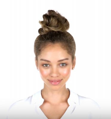 How To Create An Easy Top Knot Hair Style for Curly Hair