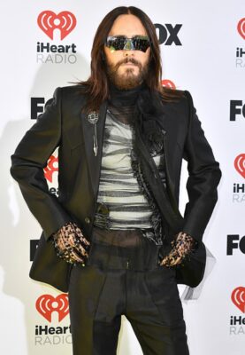 Jared Leto Showcases His Wolf Hair Cut At iHeart Radio Awards